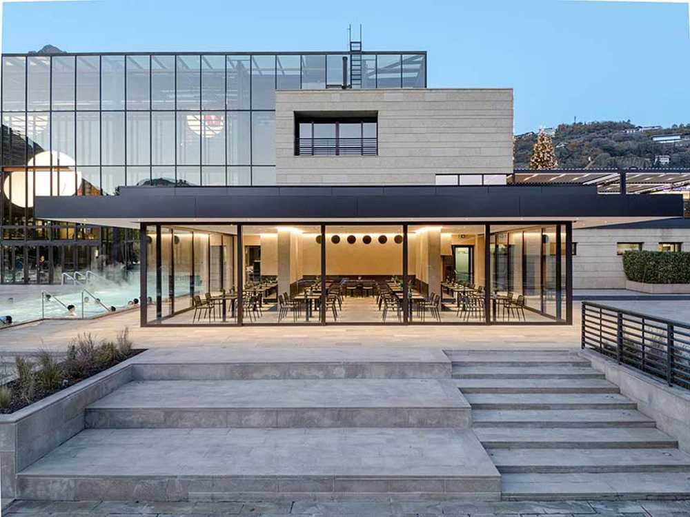 Nouveau Wintergarten des Thermes de Merano. Beauté et éco-durabilité