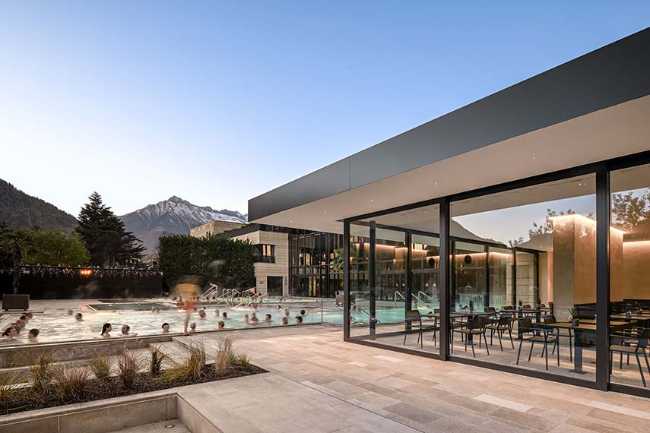 Nouveau Wintergarten des Thermes de Merano. Beauté et éco-durabilité