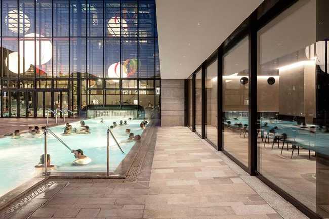 Nouveau Wintergarten des Thermes de Merano. Beauté et éco-durabilité