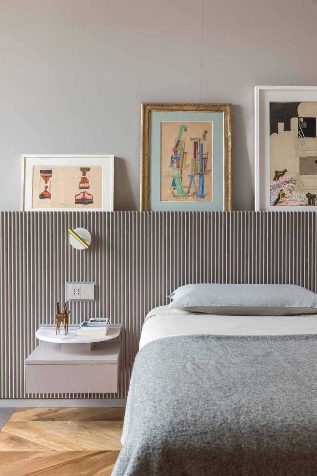 Apartamento SL, los detalles de la restauración de lujo en un edificio protegido.