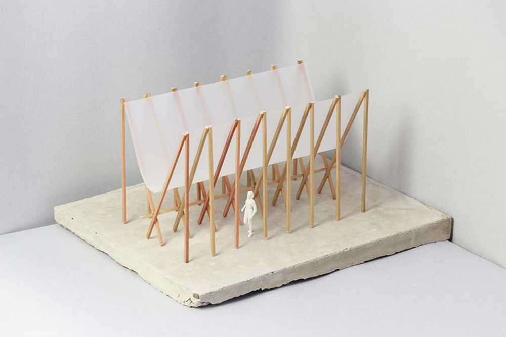 Padiglione Horizonte. Un uccello leggero contempla dall’alto la città