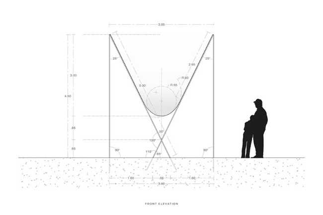 Padiglione Horizonte. Un uccello leggero contempla dall’alto la città
