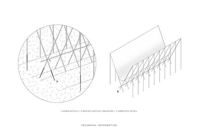 Padiglione Horizonte. Un uccello leggero contempla dall’alto la città