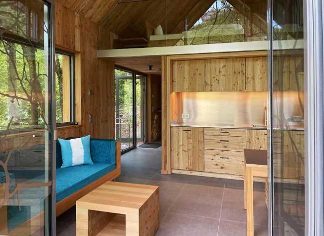 Hotel Treehouse Trifels. Casas en los árboles del Bosque del Palatinado