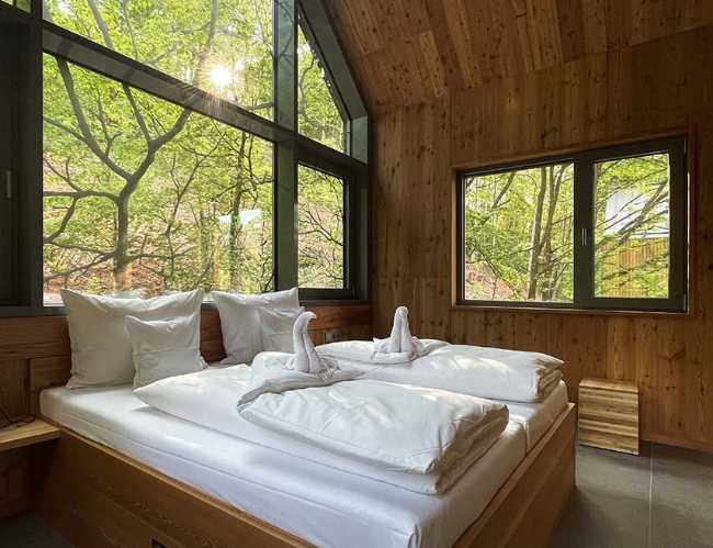 Hotel Treehouse Trifels. Casas en los árboles del Bosque del Palatinado