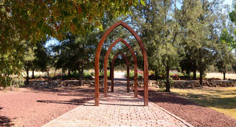 Jardines del Claustro SF: pierre, nature et mémoire