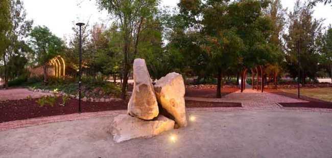 Jardines del Claustro SF: pierre, nature et mémoire