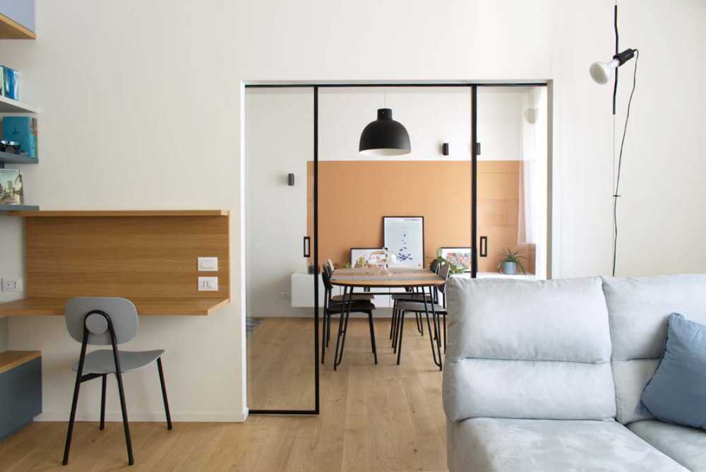 Casa Paragrafica. Estética gráfica y mezcla dinámica de colores