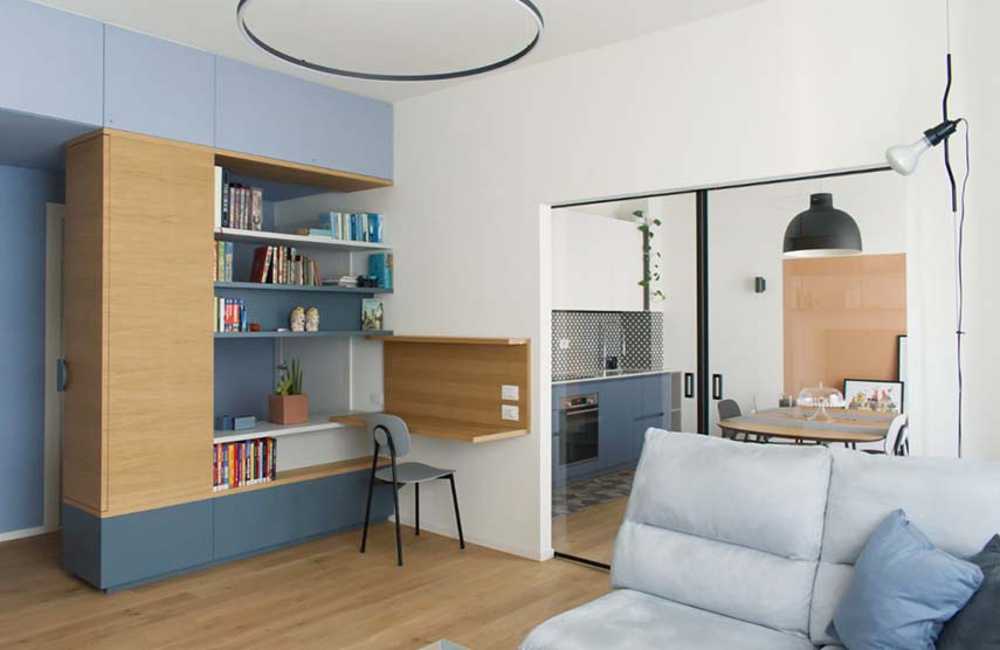 Casa Paragrafica. Estética gráfica y mezcla dinámica de colores