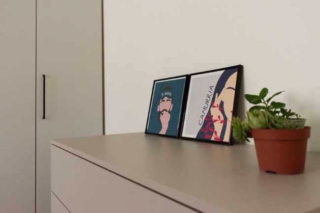 Casa Paragrafica. Estética gráfica y mezcla dinámica de colores