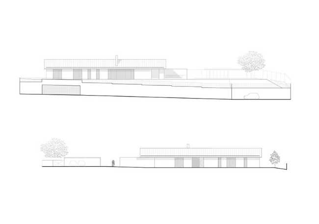 Nature protagonist in the spaces of Casa in Brianza on Como Lake