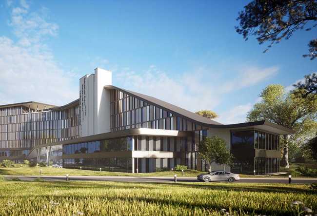 Il Resort sul lago Issik Kul ricrea in 3d le curve della costa