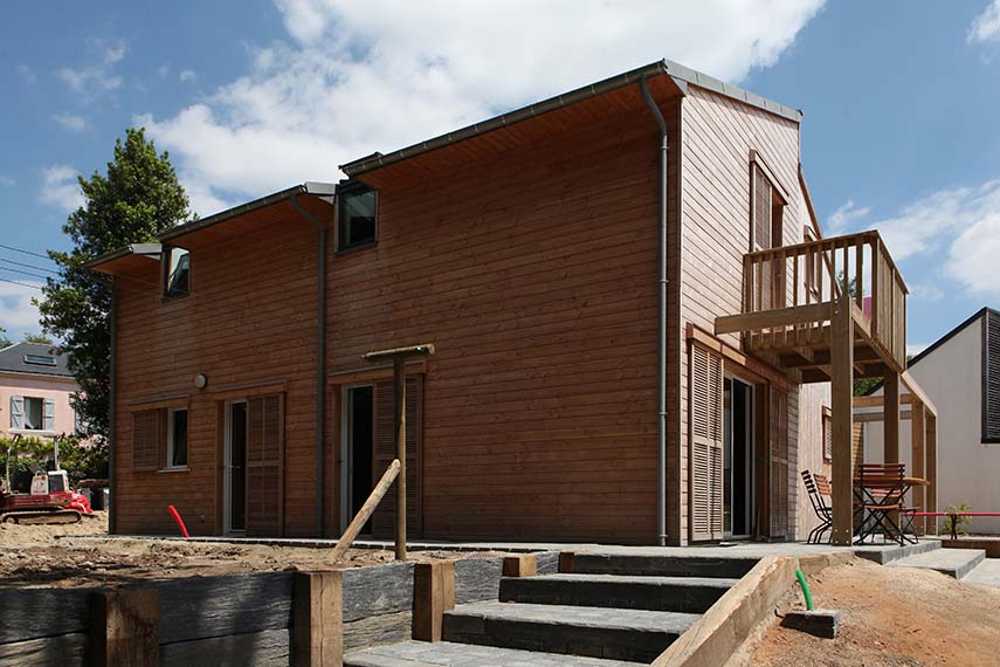 Bioclimatic house in Auray: innovating tradition