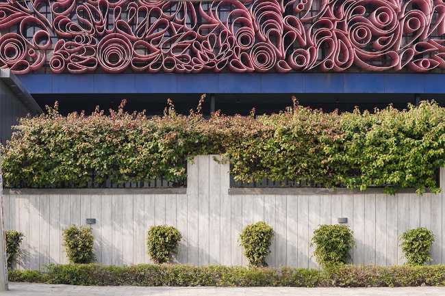 Tejidos ondulados. Una identidad arquitectónica para Handtex Industries.