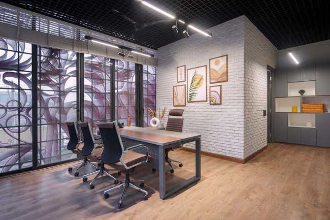 Textile waves. An architectural identity for Handtex Industries.