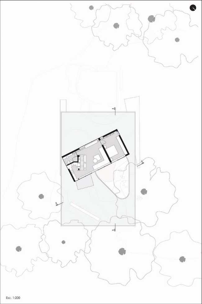 Casa Moro: nature and emptiness compose the form of space