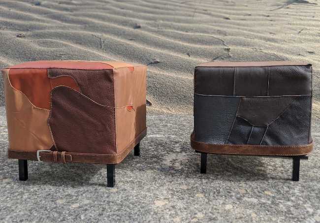 Pouf Egle. Diseño para la circularidad de los materiales