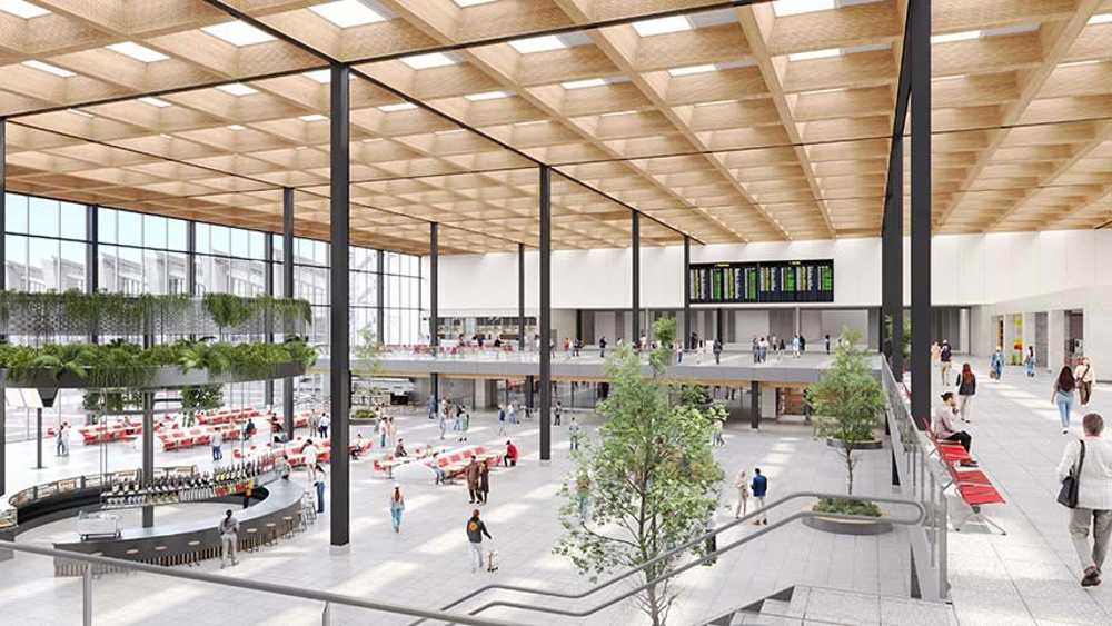 Nuevos centros intermodales, hoteles y parque en aeropuerto de Bruselas