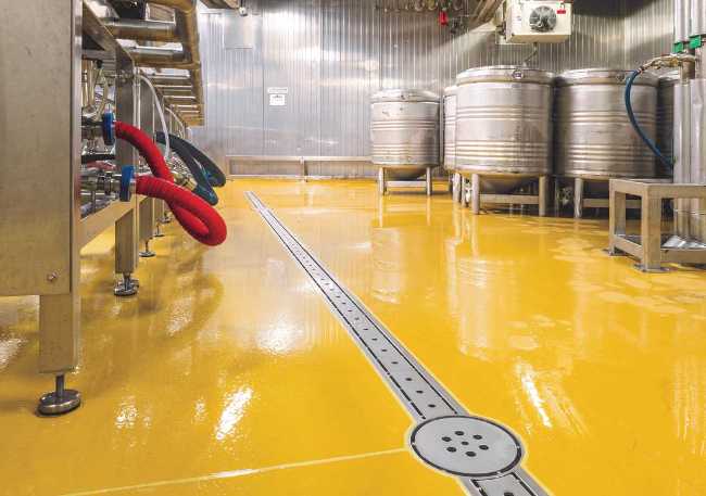 Pavimenti in resina nel settore agroalimentare. Requisiti di scelta, normativa e posa in opera
