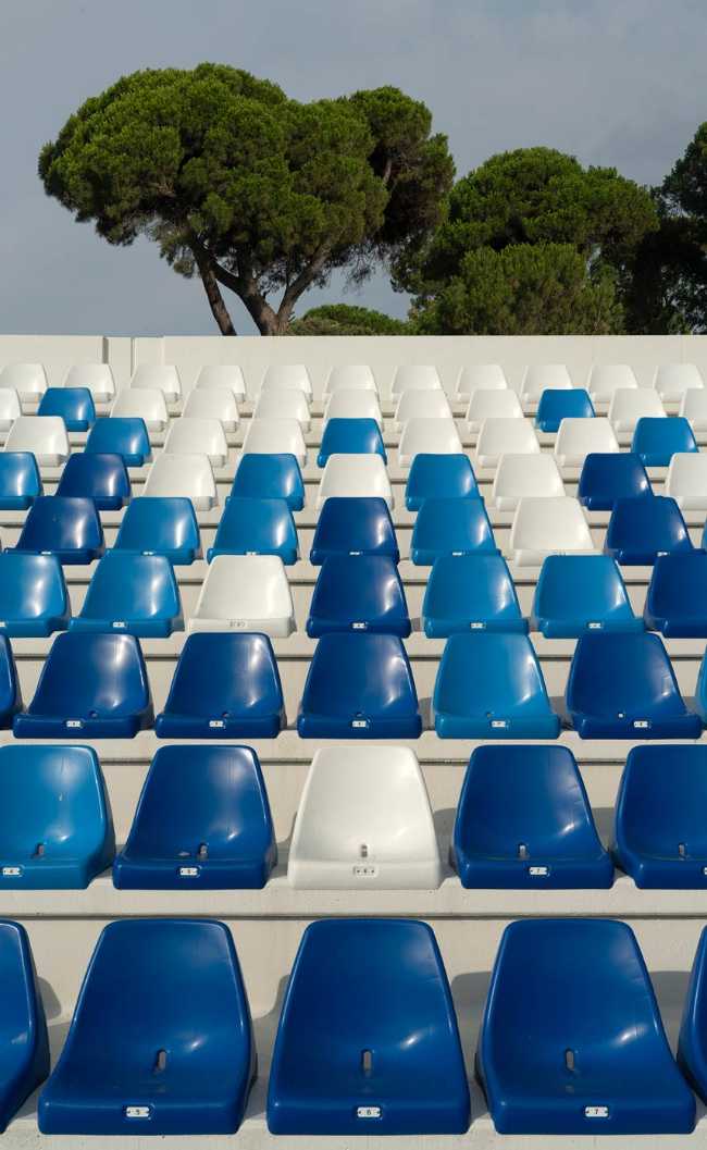 Between pine forest and sea: the new Pini Stadium in Viareggio