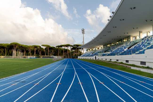 Between pine forest and sea: the new Pini Stadium in Viareggio