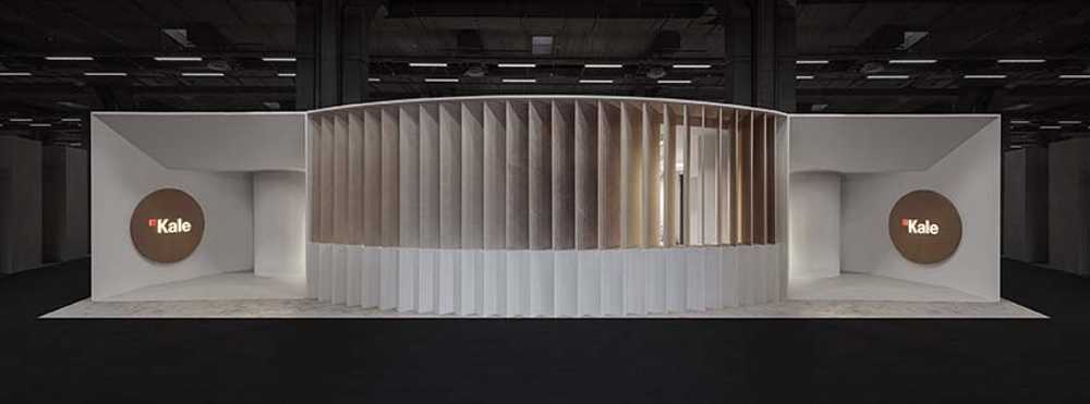 Stand de exposición como experiencia arquitectónica: Material Expression