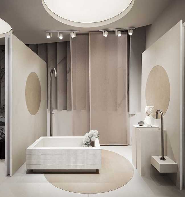 Stand de exposición como experiencia arquitectónica: Material Expression