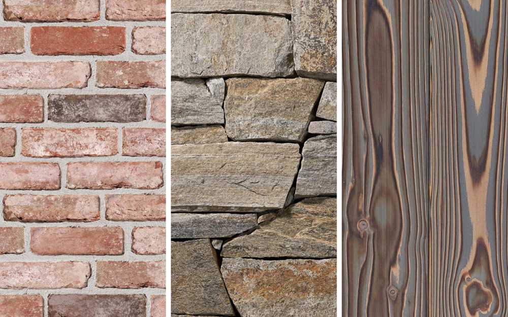 Stone, bricks, and wood: the proposal signed B&B Natural Coverings®