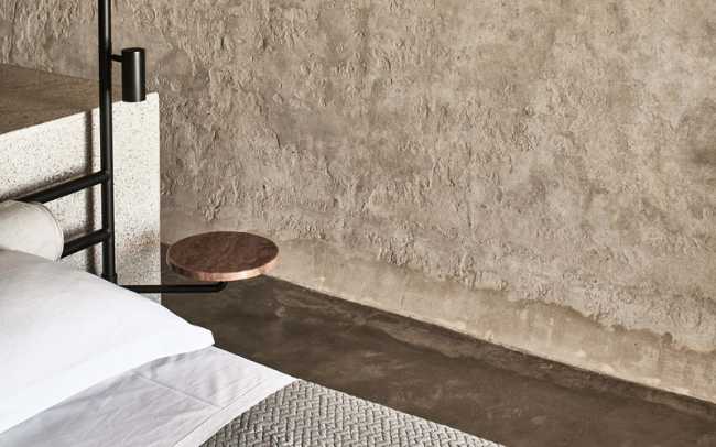 dettaglio design camera da letto hotel