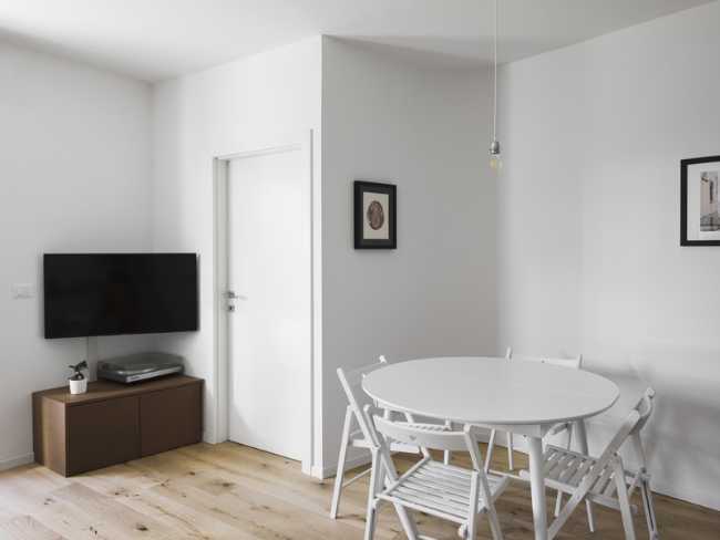 Total white for the living area