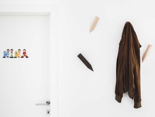 Wooden coat hangers