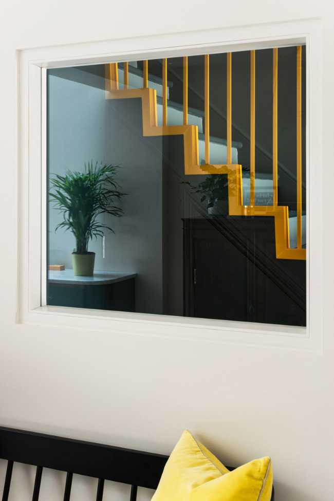 Opening on the stairwell