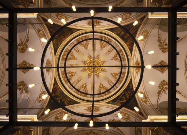 The decoration of the main vault of the convent