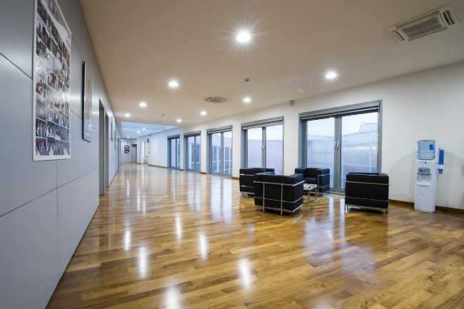 Uno dei corridoi interni