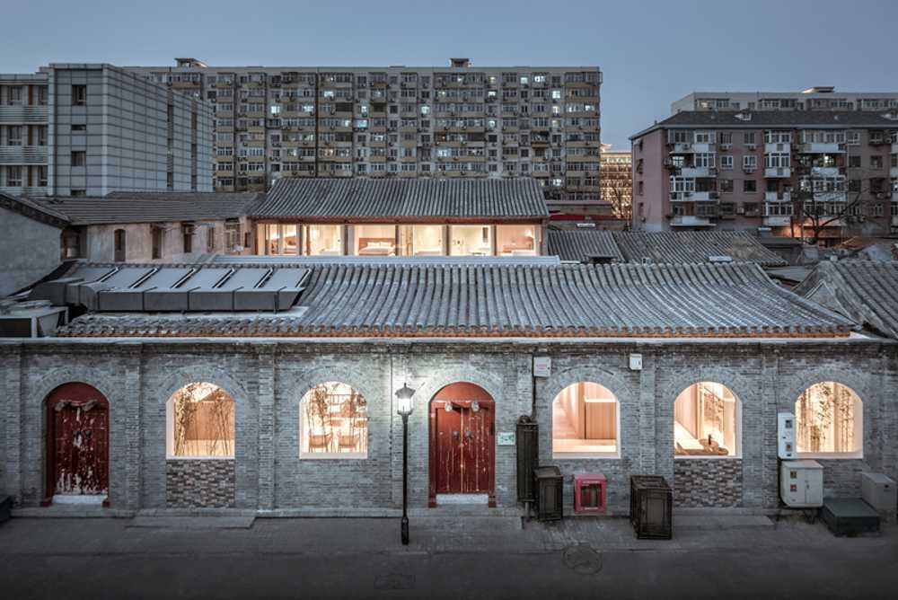 exterior brick facade
