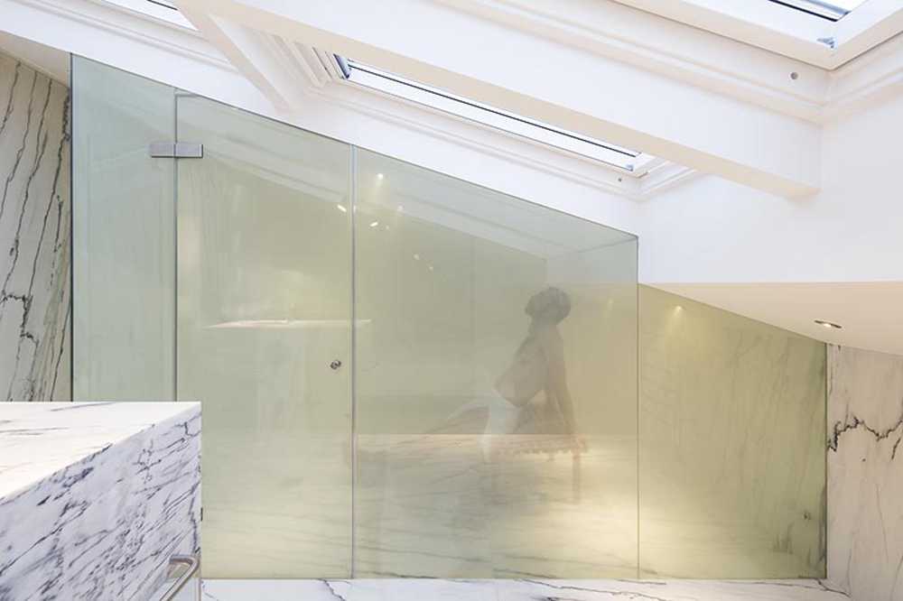 Blank interior staircase