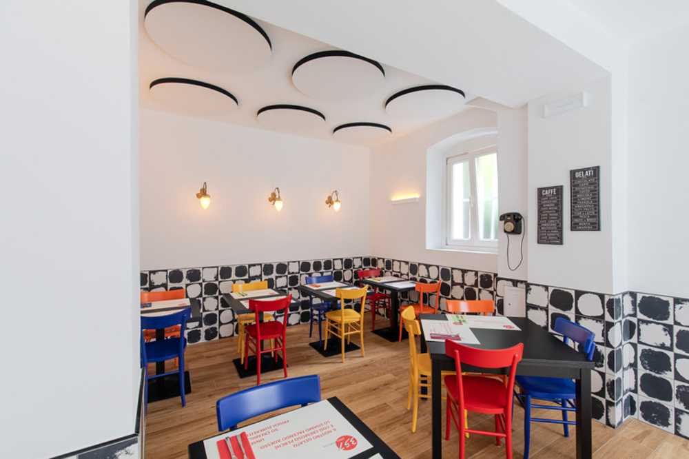 Acoustic and environmental comfort for a restaurant-pizzeria