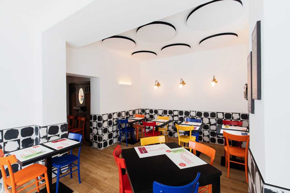 Acoustic and environmental comfort for a restaurant-pizzeria