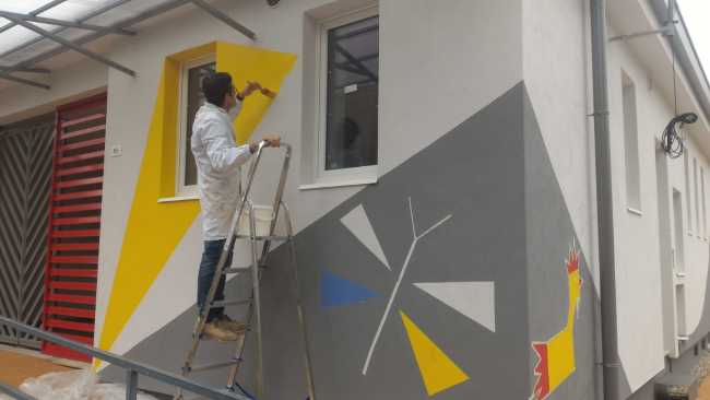 Disegni sulle pareti esterne