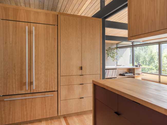 Tall containers for the kitchen area