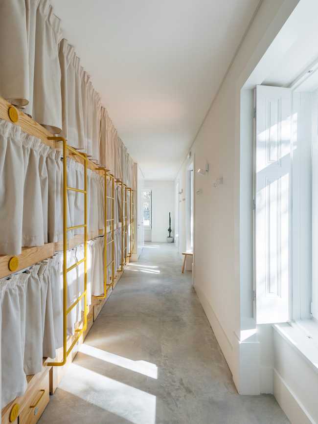 La zona de noche con literas