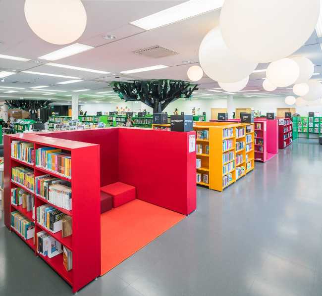 librerie colorate per bambini