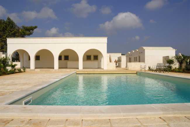 Résidence méditerranéenne. Domaine du XIXe siècle restauré dans les Pouilles