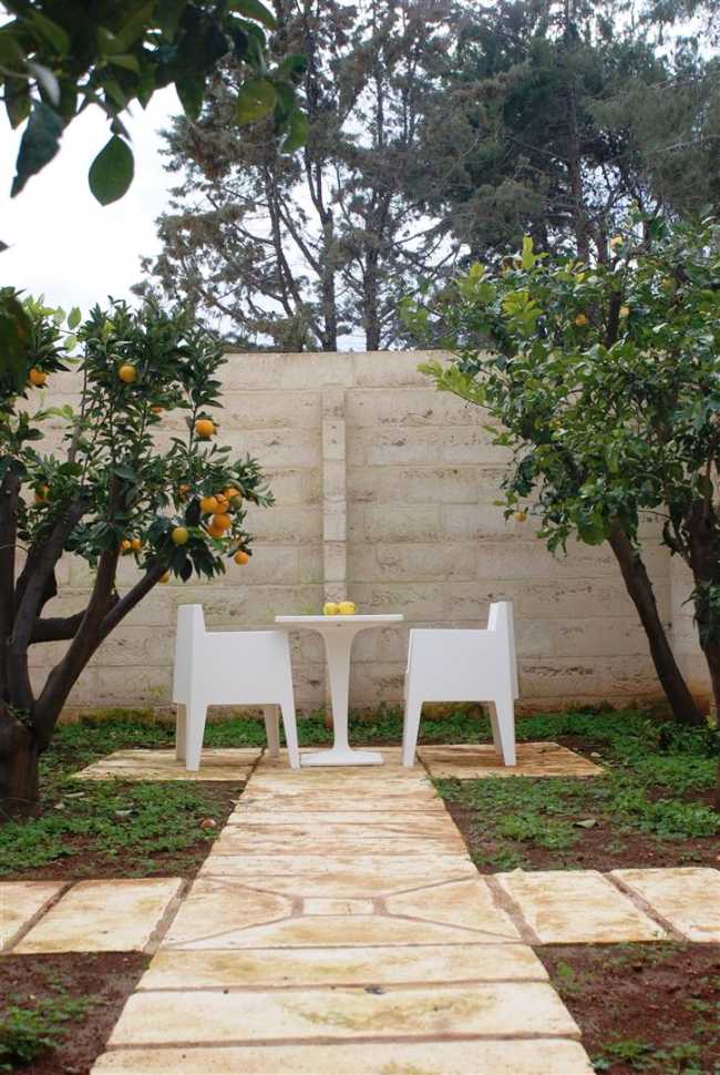 Résidence méditerranéenne. Domaine du XIXe siècle restauré dans les Pouilles