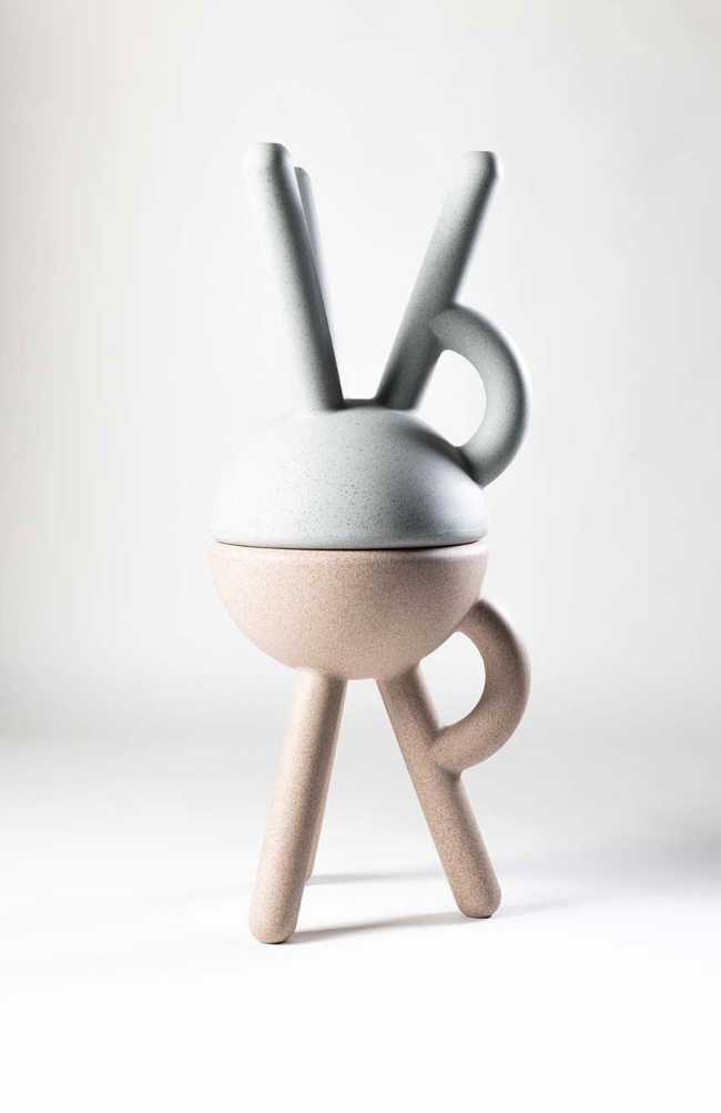 Tabouret Tubby au design conceptuel et espiègle