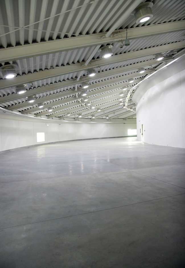 Circular interior of the museum