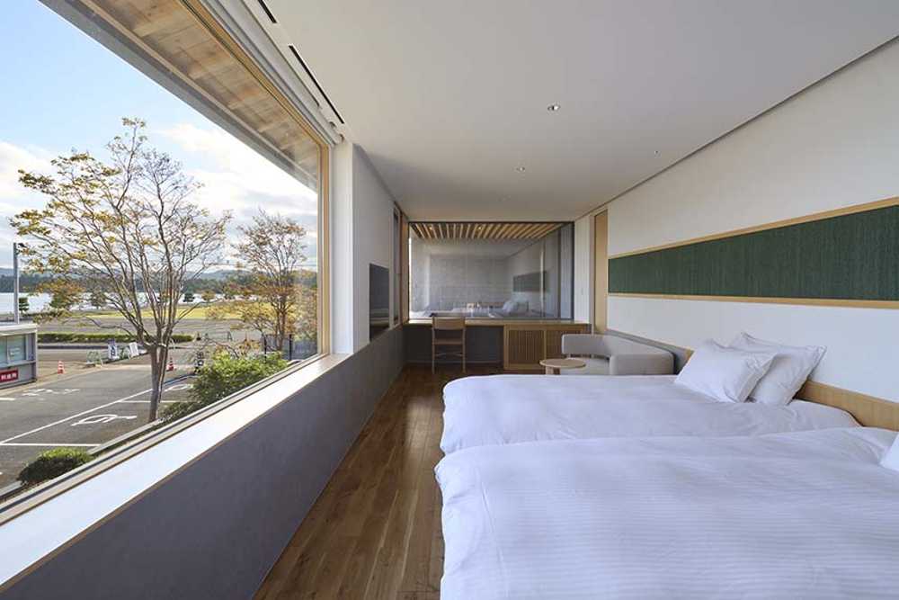 Entre el mar y el paisaje. Una casa de huéspedes con vistas a Amanohashidate.