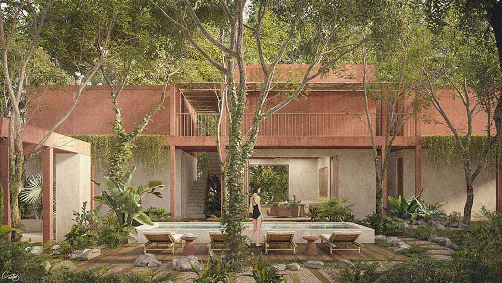 Casa Chacala modelada por la naturaleza para una convivencia armoniosa