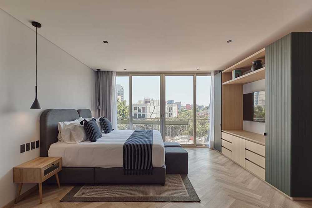 New residential building Oaxaca 88 in Mexico City