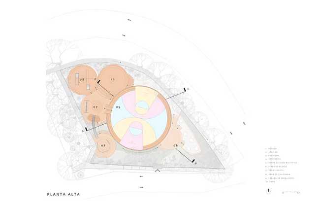 UH INFONAVIT Santa Fe. A park that arises from the slope